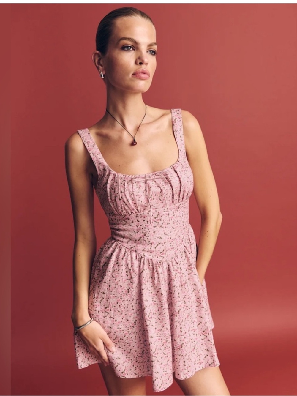Reformation Daria Linen Dress